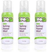 Baby Saline Nasal Spray by Boogie Mist, Nasal Decongestant, Made with Saline, Unscented, 3.1 Ounc...
