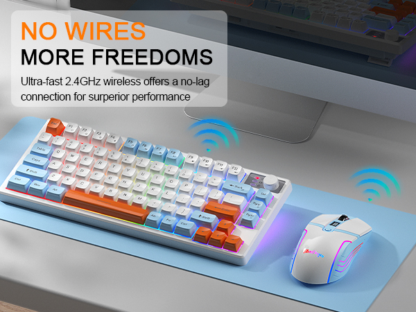 Wireless keyboard and mouse combo