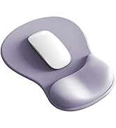 Mouse Pad with Wrist Rest,Ergonomic Mouse Pad with Comfortable Gel Wrist Rest Support and Non-Sli...