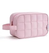 Narwey Travel Toiletry Bag for Women Girl, Travel Bags for Toiletries Traveling Women, Quilted Pu...