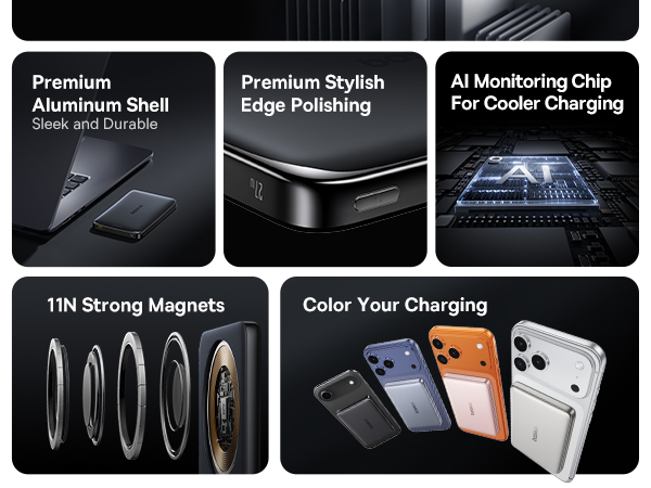 battery pack charger portable charger iphone 13 small power bank for iphone magnetic phone charger