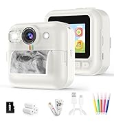 BOFIDAR Instant Camera for Kids, Children DIY Photo Instant Print Toy Creative Gifts for Girls Ag...