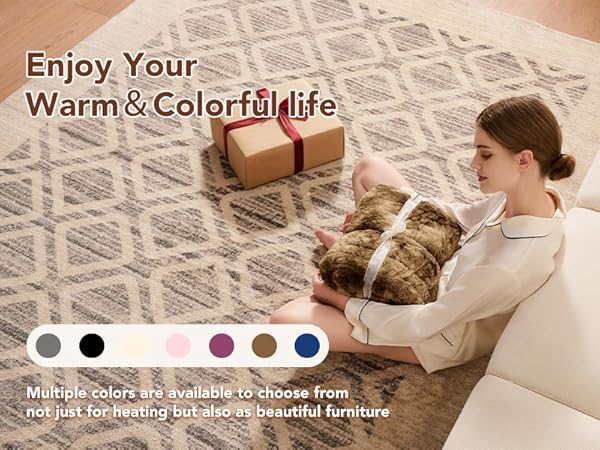 10 heat levels,1/2/4/6/8 hours auto shut off