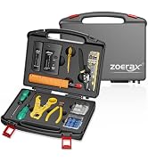 Network Tool Kit, ZOERAX 11 in 1 Professional RJ45 Crimp Tool Kit - Pass Through Crimper, RJ45 Te...