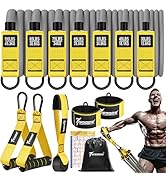 Resistance Bands, 350lbs/450lbs Heavy Exercise Bands with Handles, Workout Bands Set for Working ...