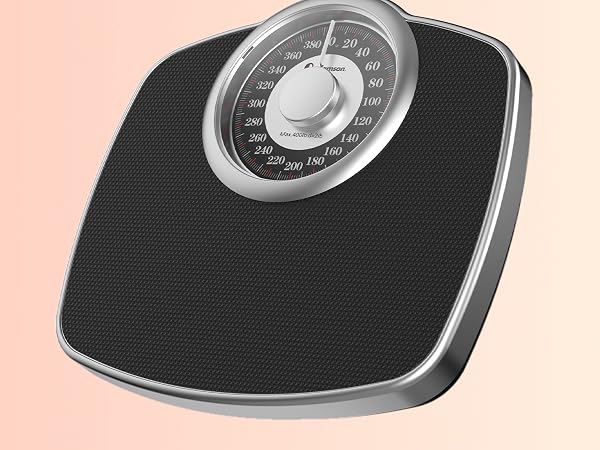 Adamson A25 Scales for Body Weight - Up to 400 LB - New - 5.3" Dial on 12.4" x 10.2" Platform