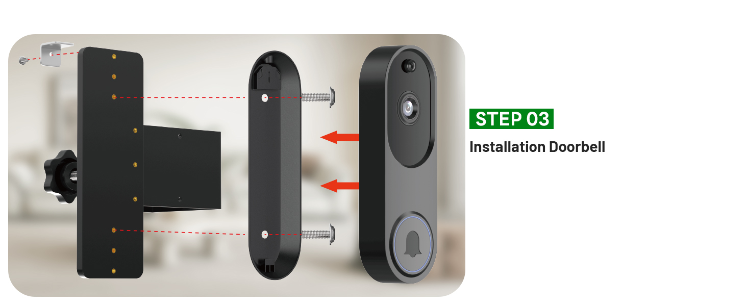 orbitell anti theft doorbell mount doorbell camera mount video doorbells holder mounting bracket