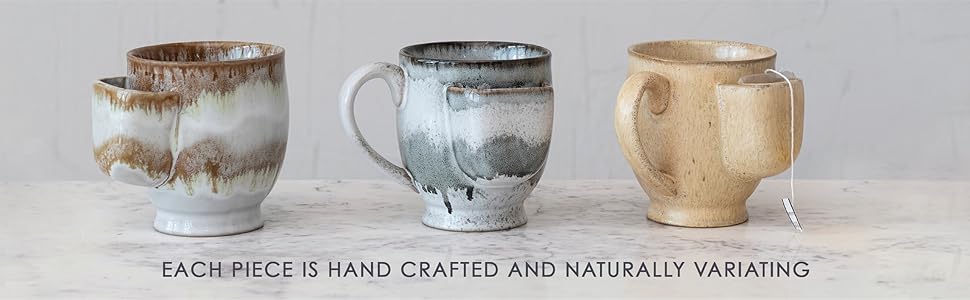 each piece is hand crafted and naturally variated