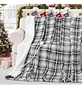 PTQ Electric Heated Blanket 50"x60",Fast Heated Throw with 8 Hours Auto Off/8 Heats Levels,Soft G...
