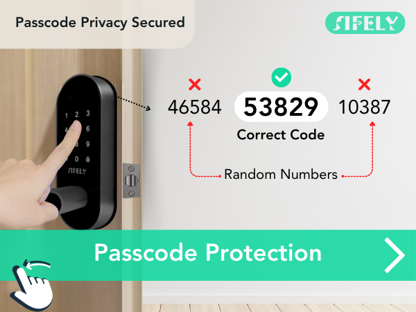 Sifely S wifi passcode protection black