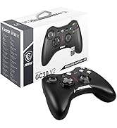 msi Force GC30 V2 Black Wireless Gaming Controller, Dual Vibration Motors, Dual Connection Modes,...