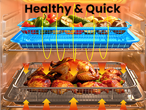 air fryer accessories air fryer basket for oven air fryer basket oven air fryer basket and tray