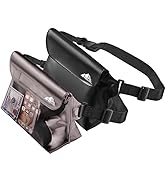 HEETA 2-Pack Waterproof Pouch with Waist Strap, Screen Touchable Dry Bag with Adjustable Belt for...