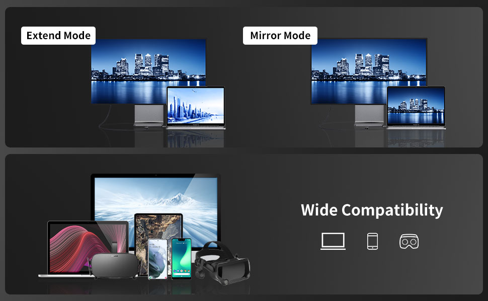 USB C to DisplayPort 1.4 Adapter