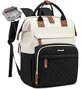 LOVEVOOK Laptop Backpack for Women, 15.6'' Waterproof Nurse Bag Teacher Work Backpack Purse for W...