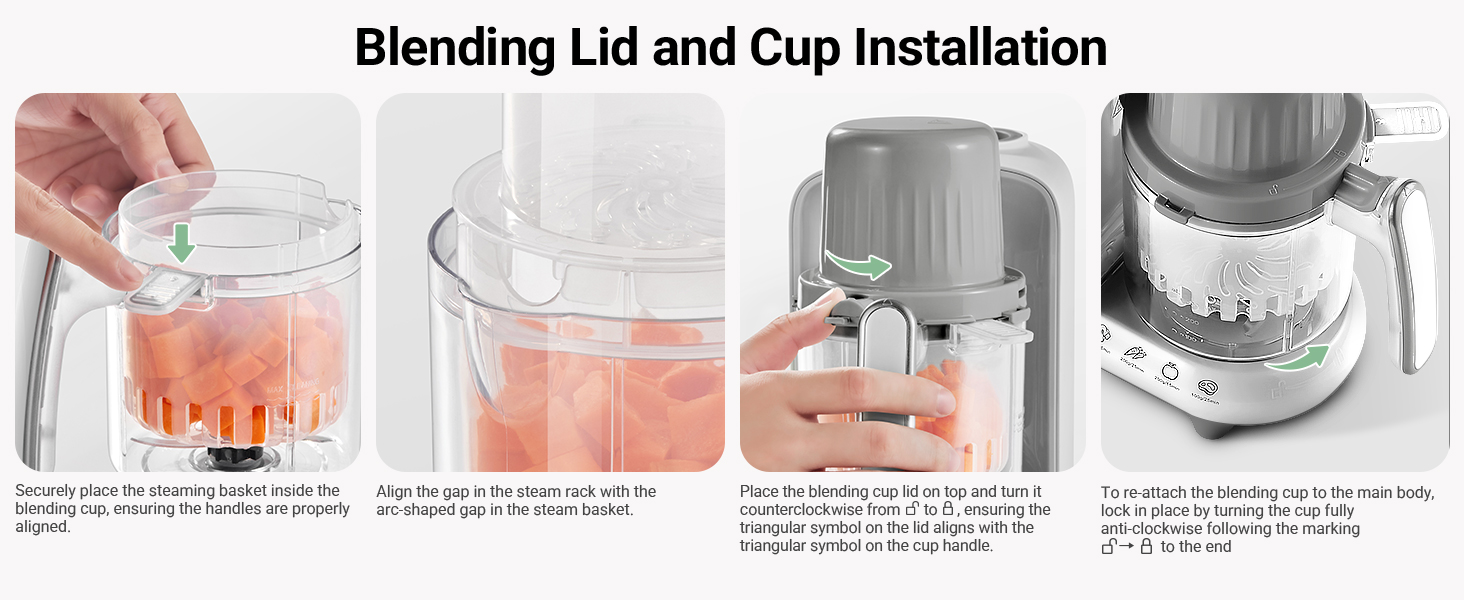 baby food maker steamer and blender