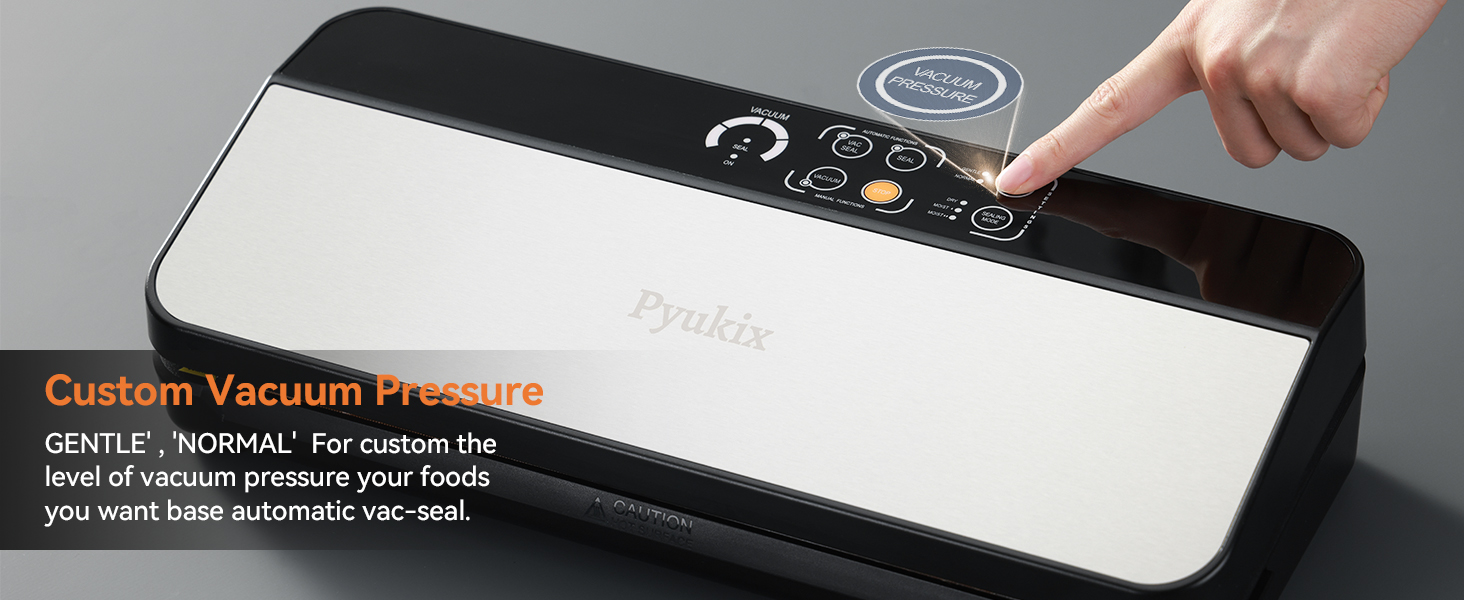 food vacuum sealer machine for custom vacuum pressure