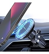 DiTouch Magnetic Air Vent Car Mount Compatible with MagSafe Case, 360° Adjustable Stront Magnet P...