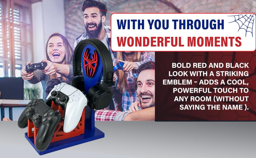 Spider game controller holder