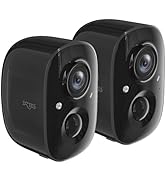 Dzees 2K Security Cameras Wireless Outdoor, WiFi Battery Powered Surveillance Camera for Home Sec...