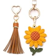 Airtag Keychain Cute Anime Leather Keychain with Bling Keychain Wristlet and Tassel Bag Charm