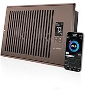 AC Infinity AIRTAP T6 Bronze, Register Booster Fan for 6” x 10” Register Holes, Improves Heating ...
