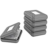ORICO External Hard Drive Case for 3.5 Inch HDD/SSD 5 Packs Portable Hard Drive Carrying Protecti...