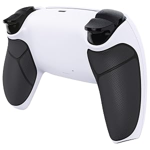 eXtremeRate Rubberized Grip Back Housing Bottom Shell for PS5 Controller Back Shell Cover Case