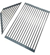 Multi-Function Roll-up Drying Rack Sink Sponge Holder in Sink Dish Drying Rack Corner Sink Strain...