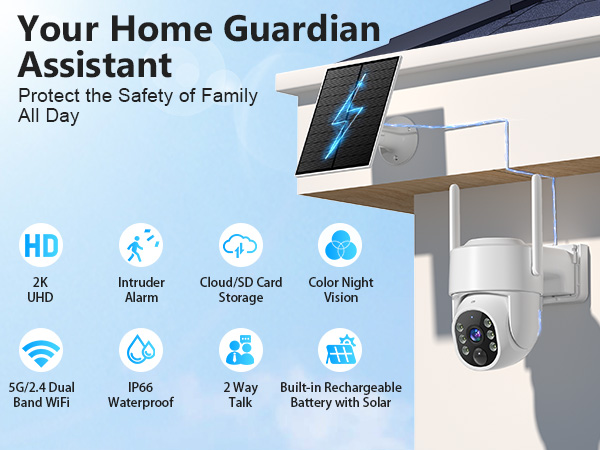 solar outdoor camera