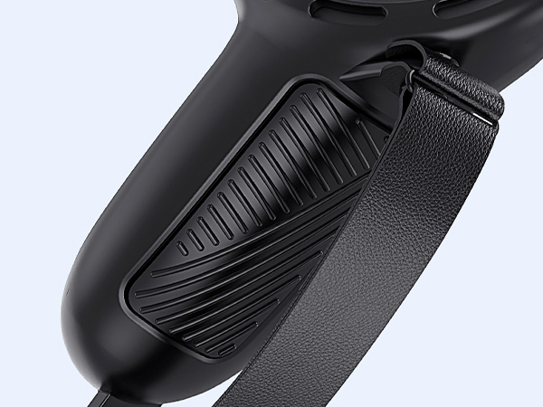 Controller Grips for Meta Quest 3S Oculus Quest 3 Controllers Straps Easy Battery Access Black