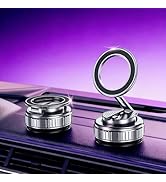 GEYUTHS Magnetic Vacuum Car Phone Holder with Strong Suction Cup 360° Adjustable Foldable Phone M...