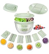 Airpro Salad Spinner Large, Vegetables Fruits Wash Bowl,Lettuce Spinner Pasta and Fries Dryer wit...
