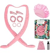 Gwabee Hair Curlers to Sleep In, No Heat Curling Headband, Soft Overnight Curls Headband with Sat...