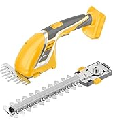 Rozlchar Cordless Hedge Trimmer &amp; Grass Shears Handheld Compatible for Dewalt 20V Battery(No Batt...