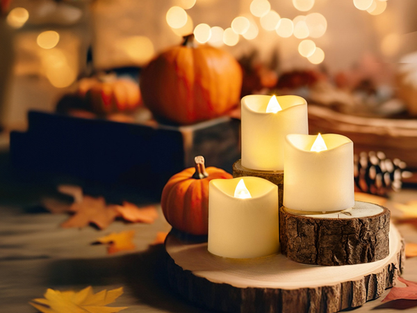 Timer Flameless LED Votive Candles