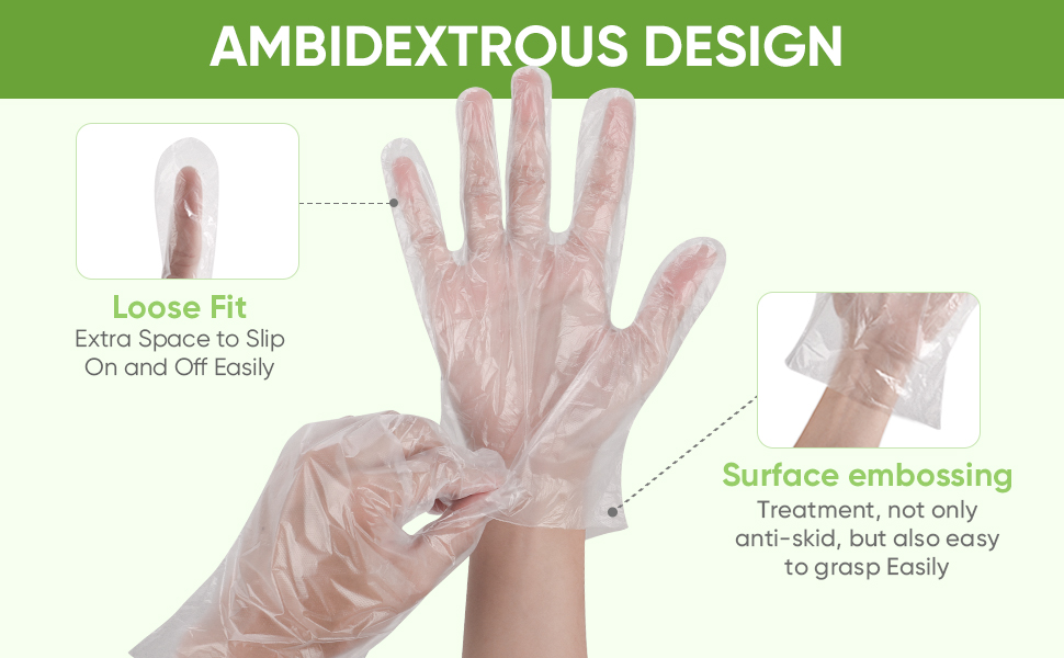 Disposable Plastic Gloves forFood Safe