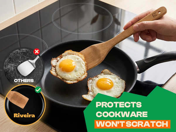 Riveira Bamboo Cooking Spoons 6-Piece