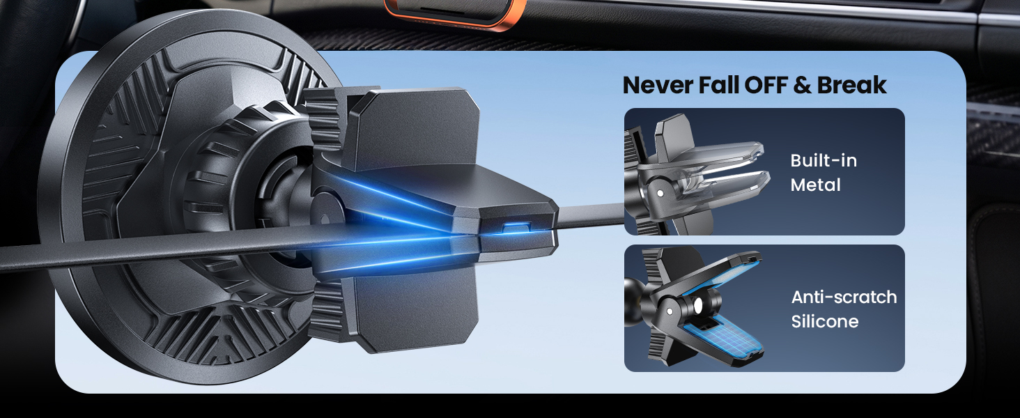 Never fall off and break