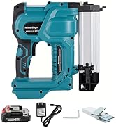 Cordless Nail Gun with 2.0Ah Battery and Charger,18GA 2 in 1 Nailer/Stapler Gun for Upholstery, H...