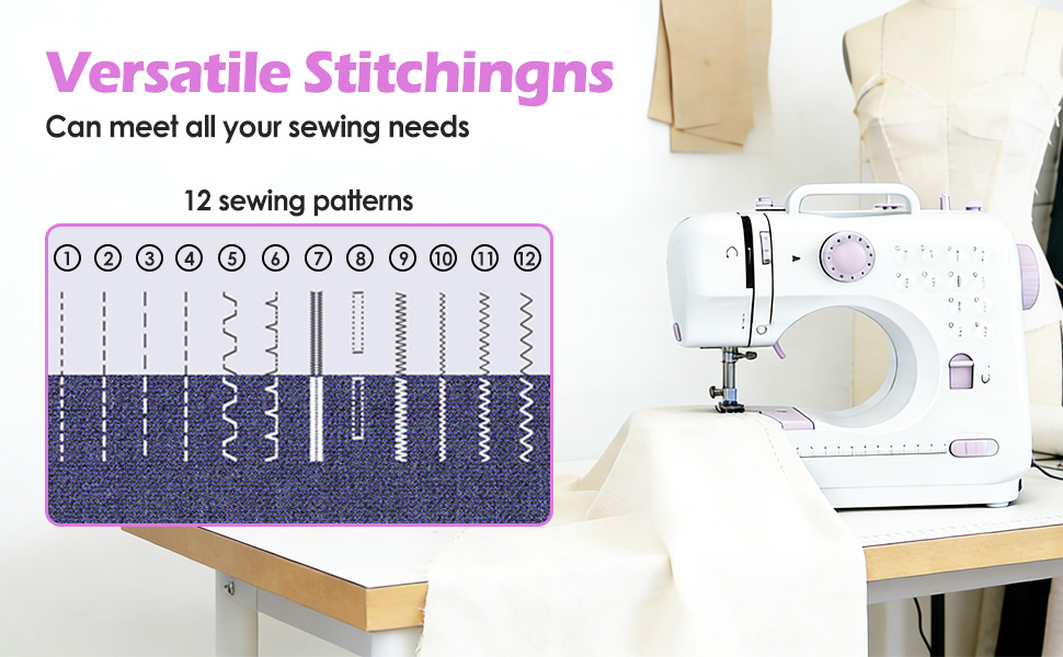 Household electric sewing machine