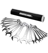 ironcube 16-Piece Super-Thin Double Open End Wrench Set: 3mm Extra-Slim Profile for Tight Spaces ...