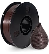 JAREES PLA Filament 1.75mm Brown 1KG, 3D Printer Filament Dimensional Accuracy +/- 0.02mm, 1kg Sp...