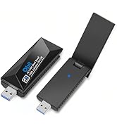 DBIT AC1300 USB WiFi Adapter EDR BT 5.0 Dongle 2.4G/5G Dual Band Wireless Network Adapter for PC ...