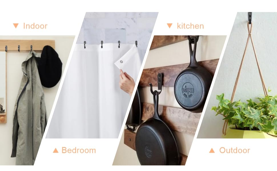 Metal Wall Hooks for Coats