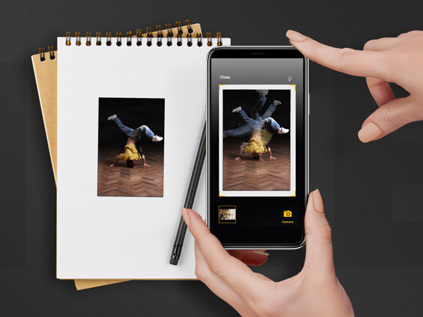 kodak smile printer app with notebook