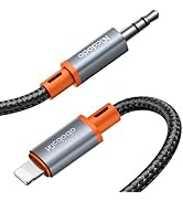 mcdodo AUX Cord Cable for iPhone Lightning to 3.5 mm Audio Cable for Car/Headphone/Speaker Compat...