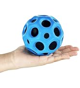 Luckana 10cm Moon Space Balls, Hyper Bouncy High Bounce Ball for Kids &amp; Adults, Extreme Bouncing ...