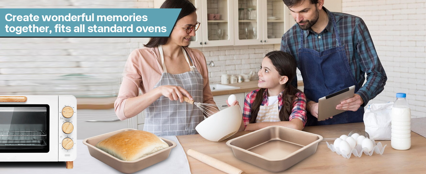 8×8 square cake pan