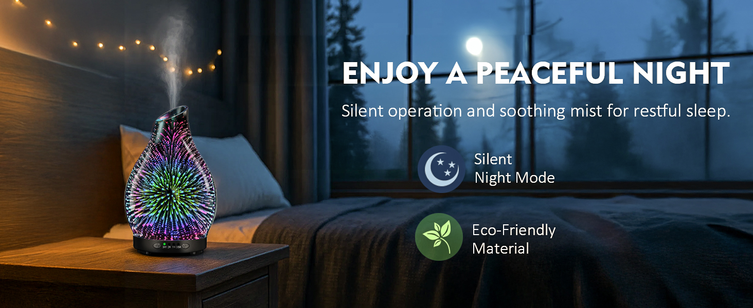 3D Glass Aromatherapy Diffuser